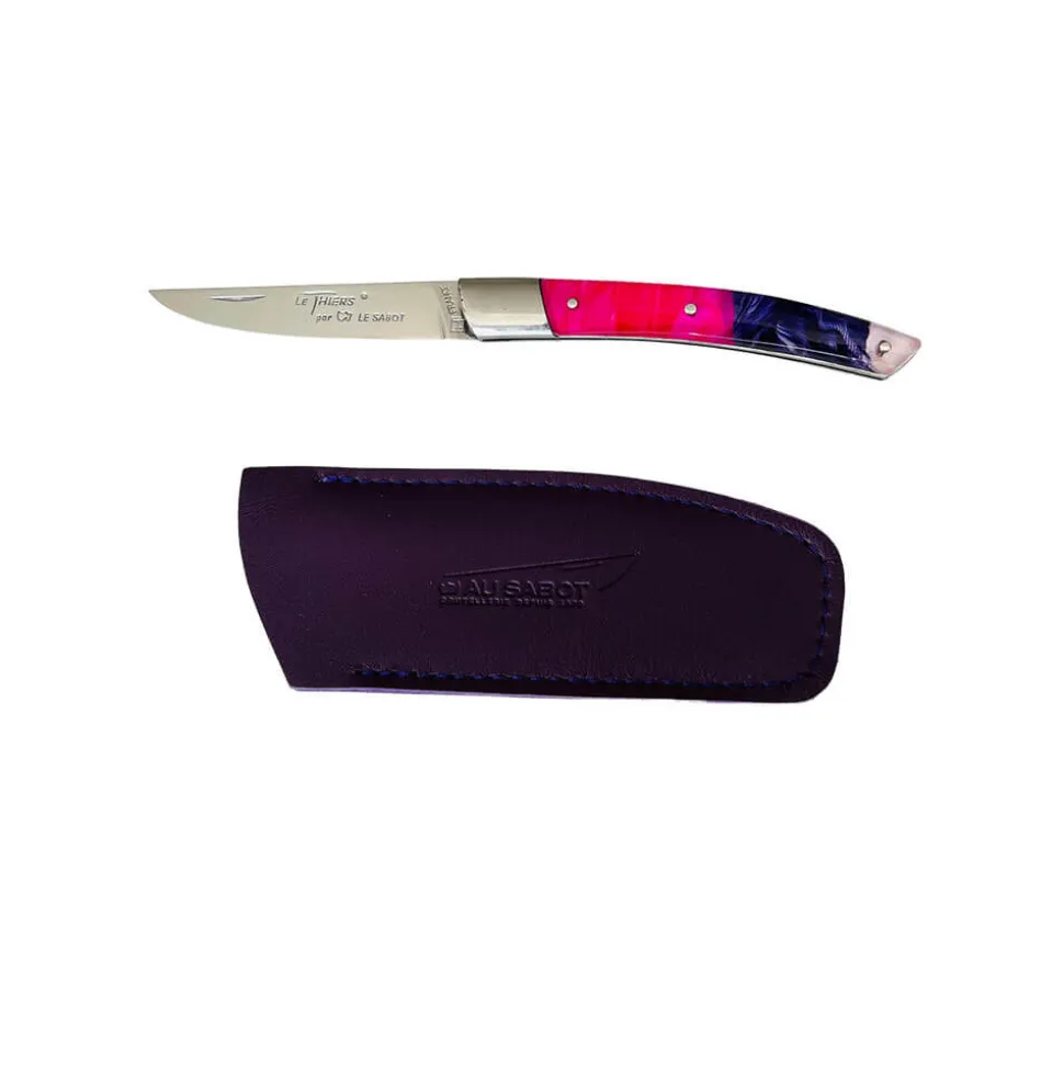 Couteau Pliant Le Thiers avec Etui Violet OFFERT - Au Sabot