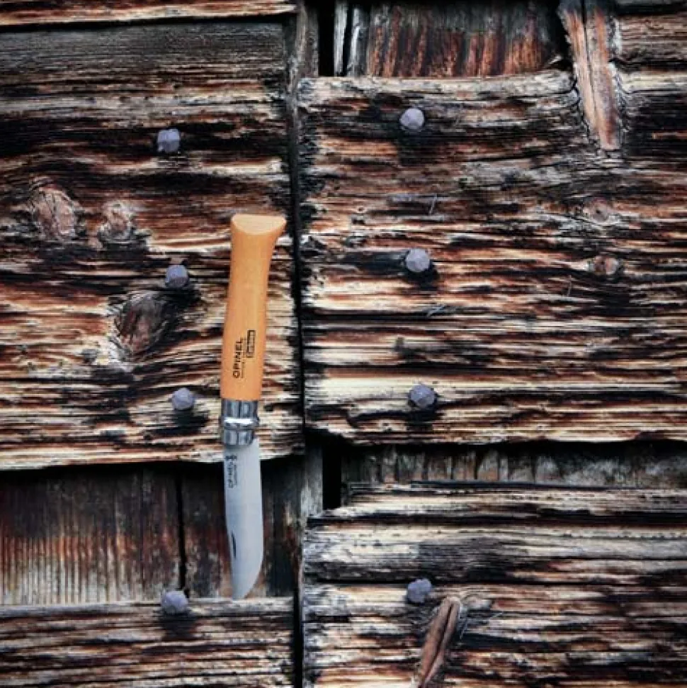 Couteau pliant n°8 Carbone avec étui - OPINEL