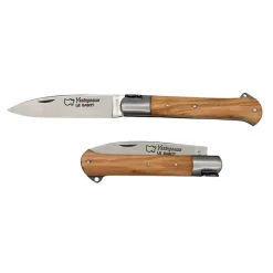Couteau pliant Yssingeaux Manche en Bois d'Olivier - Au Sabot