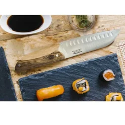 Couteau Santoku Alvéolé Gabriel - GOYON-CHAZEAU