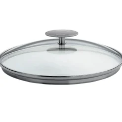 Couvercle en verre bombé Platine - CRISTEL