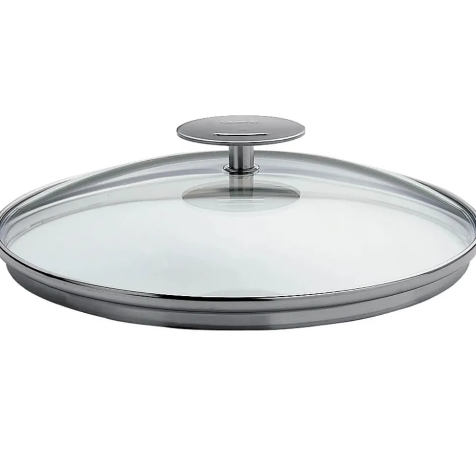 Couvercle en verre bombé Platine - CRISTEL