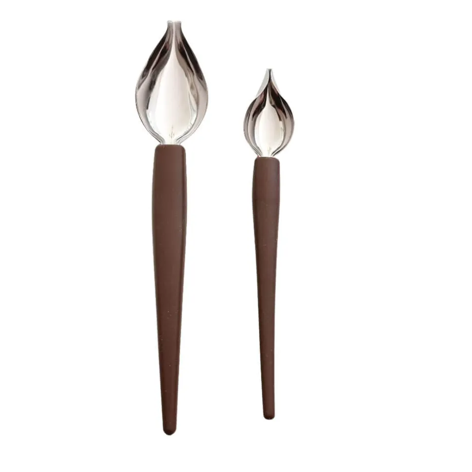 Cuillère Plume inox pour dressage assiette - Daudignac