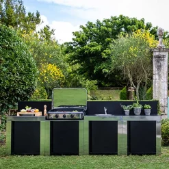 Cuisine Classic 3 Modules Noir et Inox - ENO