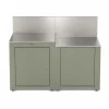 Cuisine Essential 2 Modules Vert Sauge - ENO