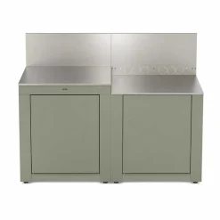 Cuisine Essential 2 Modules Vert Sauge - ENO