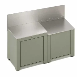 Cuisine Essential 2 Modules Vert Sauge - ENO