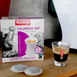 Dosettes café Colombie IGP - Machine EOH - MALONGO