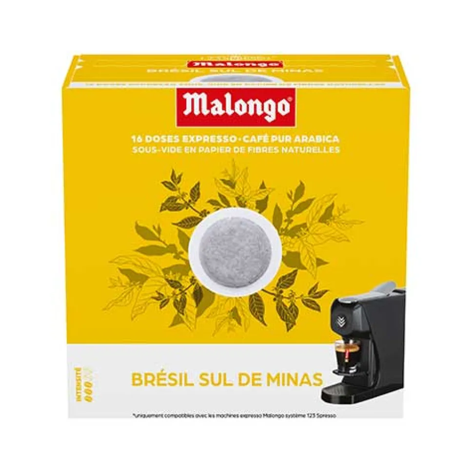Dosettes de café Brésil Sul de Minas - Machine EOH - MALONGO