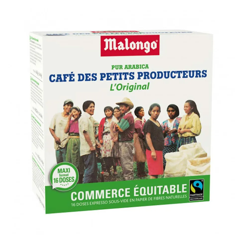 Dosettes de café Les Petits Producteurs- Machine EOH - MALONGO