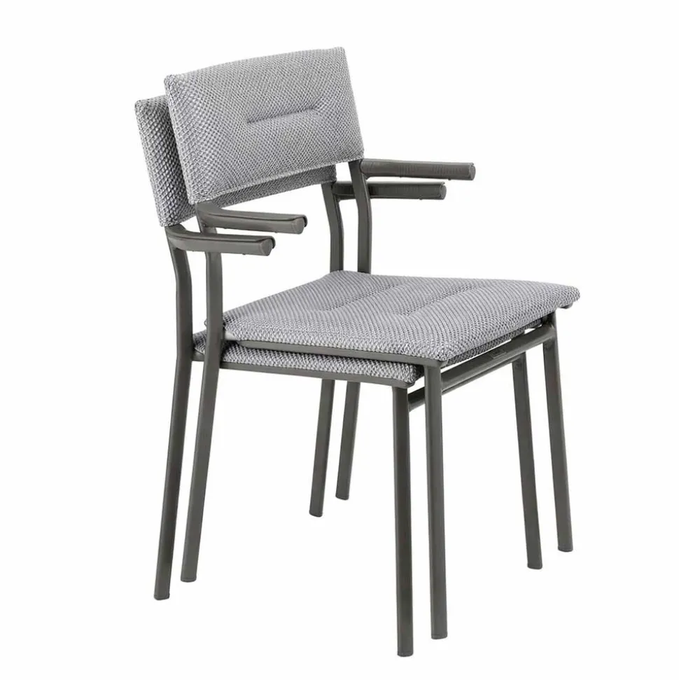 Ensemble table extensible et 6 fauteuils de jardin - LAFUMA