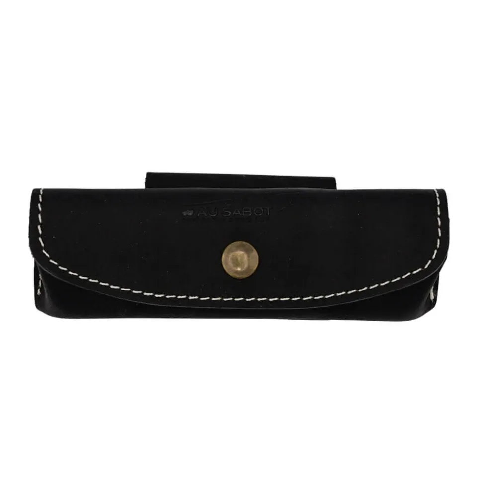 Etui en Cuir Horizontal pour couteau pliant - Au Sabot