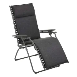 Fauteuil de relaxation multi position pliant BAYANNE toile Hedona - LAFUMA