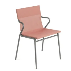 Fauteuil extérieur structure titane Horizon - toile Batyline - LAFUMA