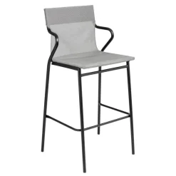 Fauteuil haut extérieur structure noire Horizon - LAFUMA