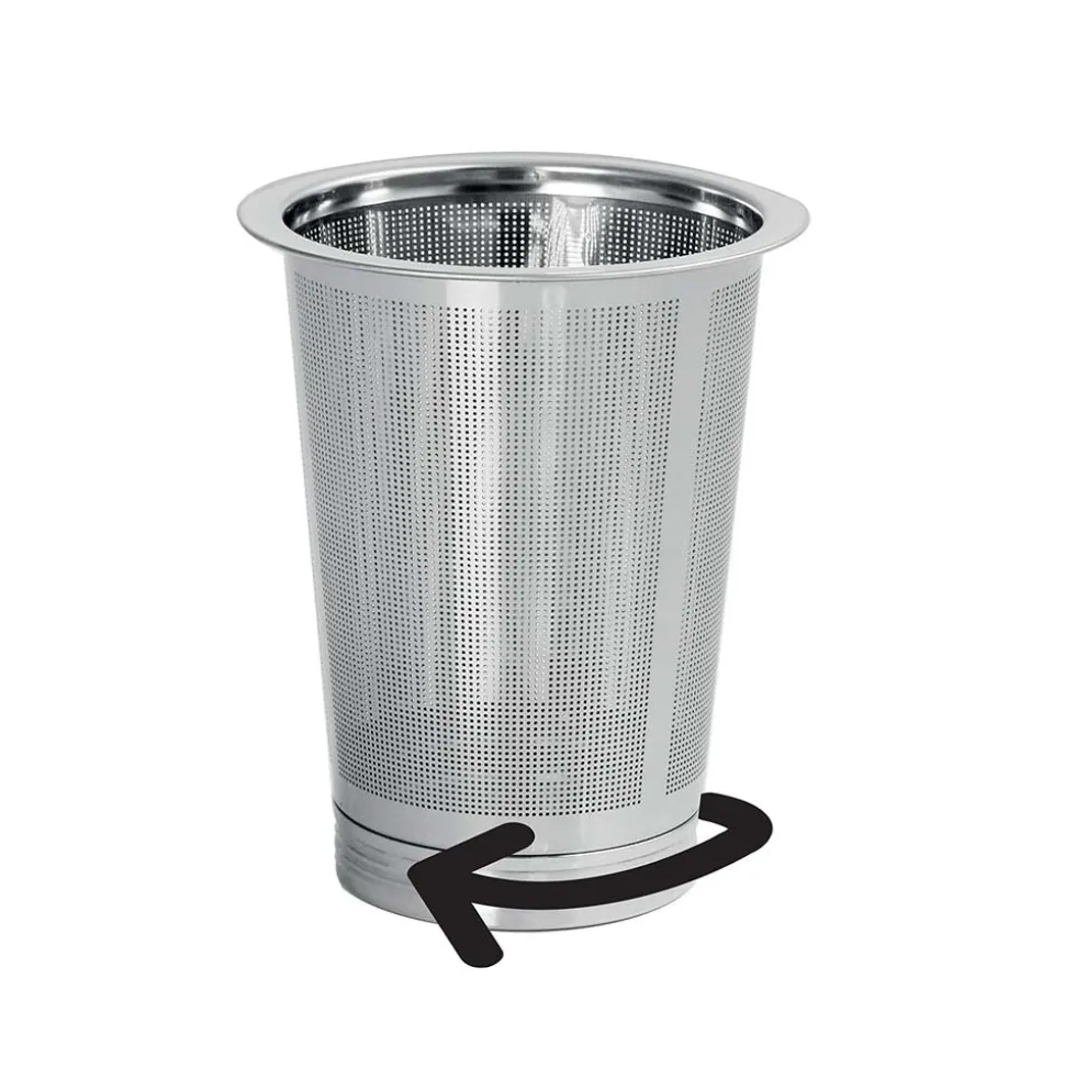 Filtre à thé infuseur dévissable inox - CRISTEL