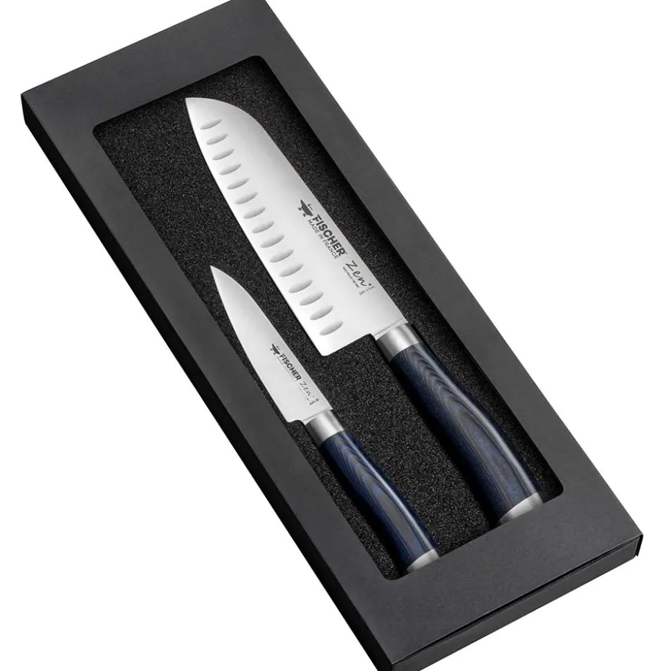 Kit couteaux Office et Santoku ZEN - FISCHER