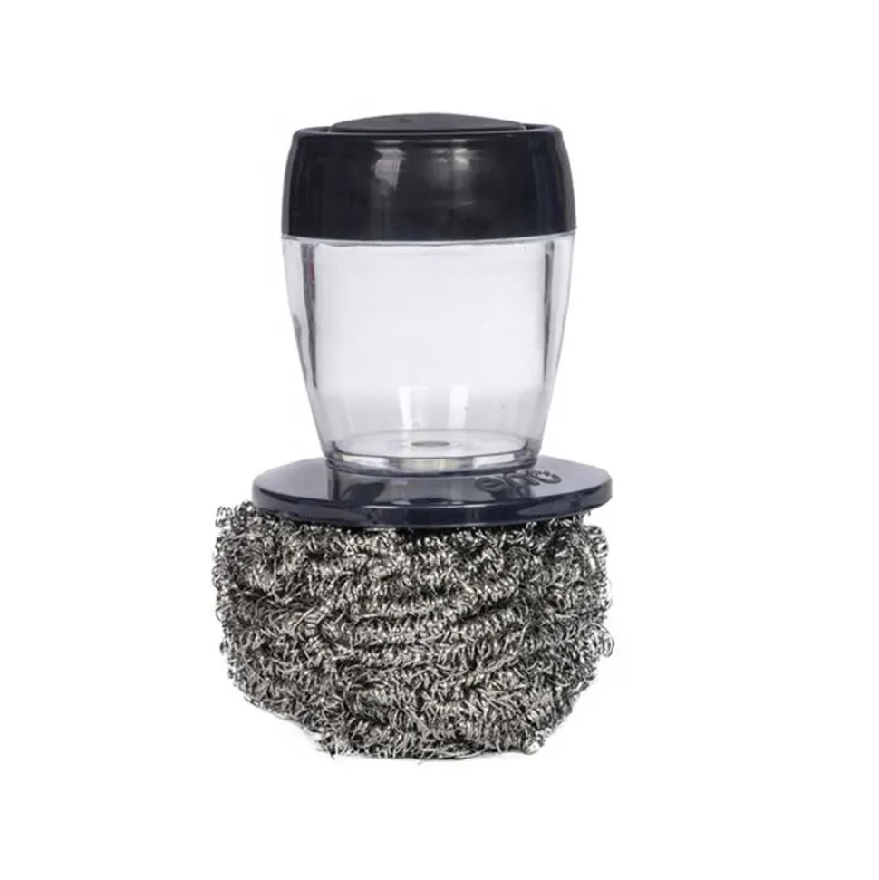 Kit support et 3 boules inox pour nettoyage de plancha - ENO