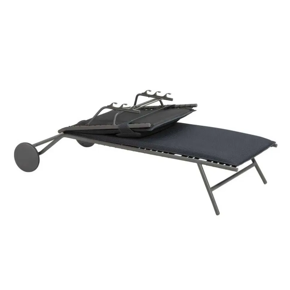 Lit bain de soleil Miami II toile BeComfort - LAFUMA