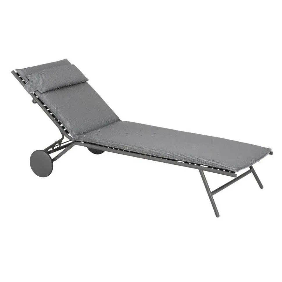 Lit bain de soleil Miami II toile BeComfort - LAFUMA