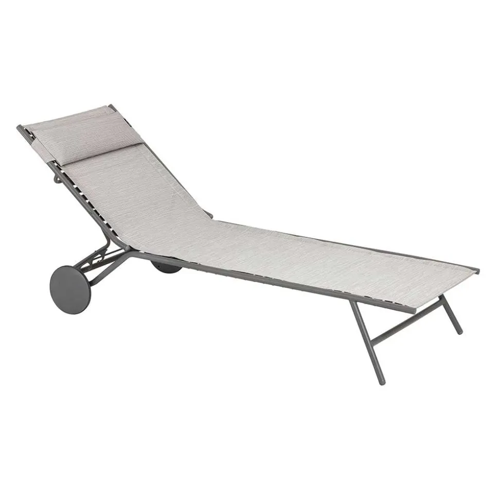 Lit bain de soleil Miami II toile Batyline DUO - LAFUMA