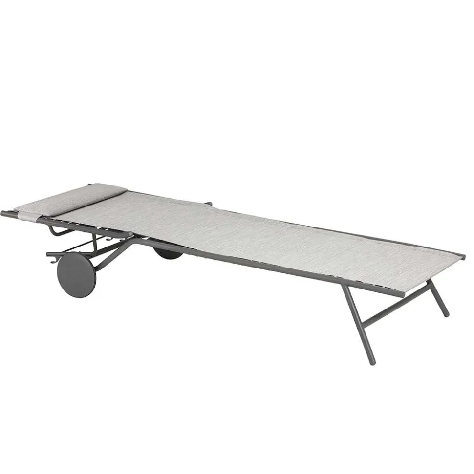 Lit bain de soleil Miami II toile Batyline DUO - LAFUMA