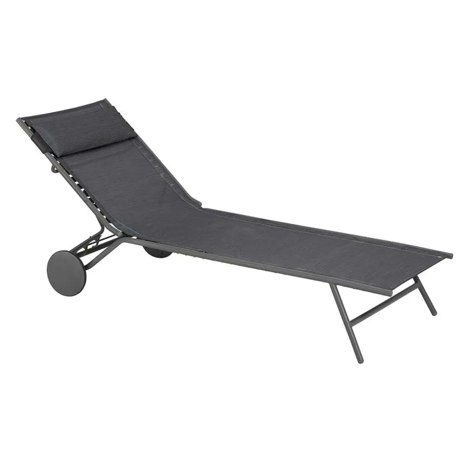 Lit bain de soleil Miami II toile Batyline DUO - LAFUMA
