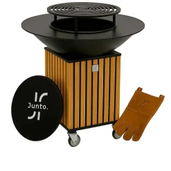 Lot brasero KYOTO en acier + Accessoires - JUNTO