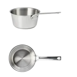 Lot 3 Casseroles Inox Brossé 1826 - CRISTEL