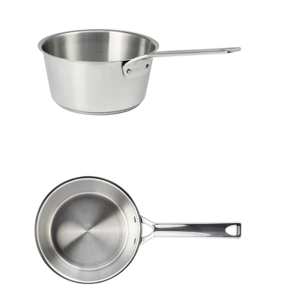 Lot 3 Casseroles Inox Brossé 1826 - CRISTEL