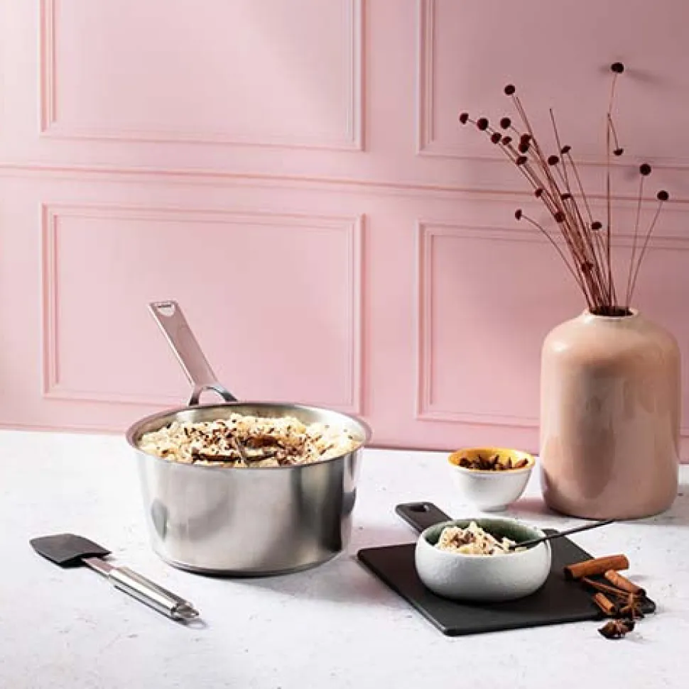 Lot 3 Casseroles Inox Brossé 1826 - CRISTEL