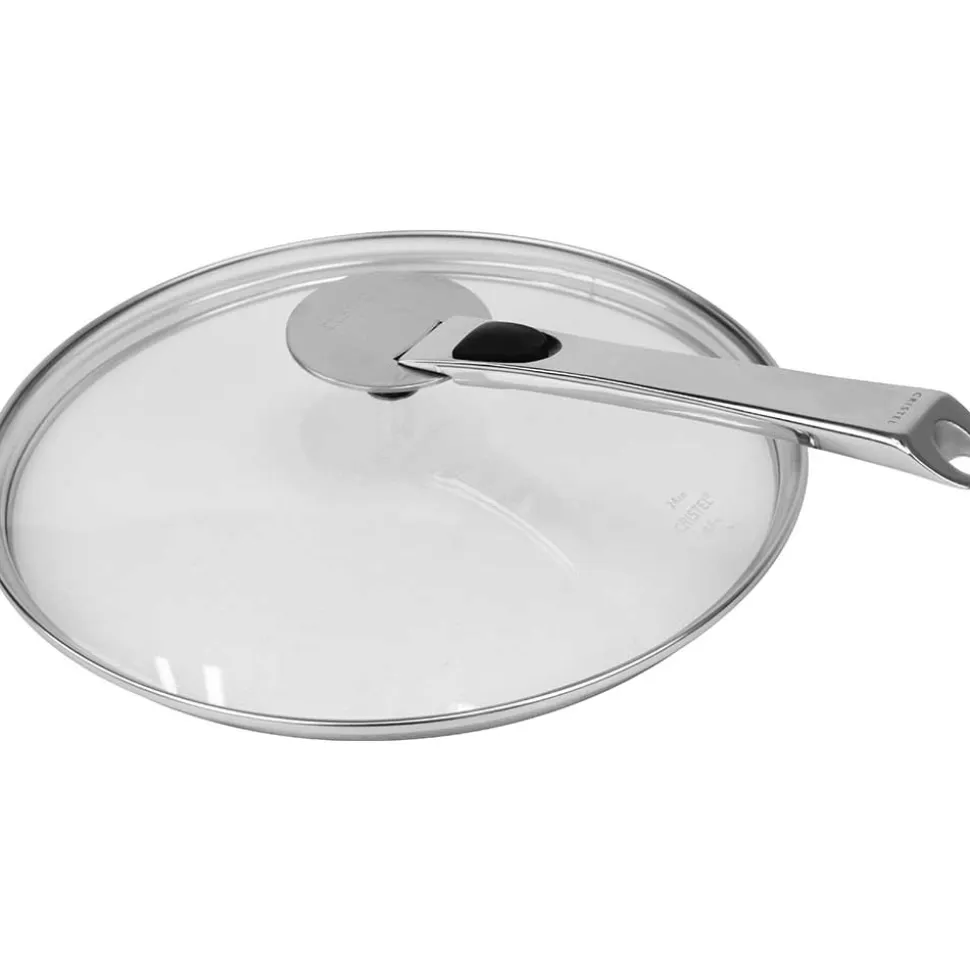 Lot 3 Casseroles inox Mutine avec Poignée et Couvercles - CRISTEL