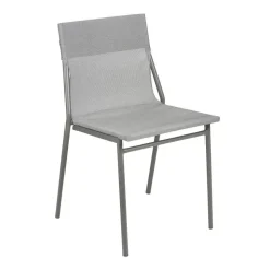 Lot 8 chaises Horizon Batyline Structure Titane - LAFUMA