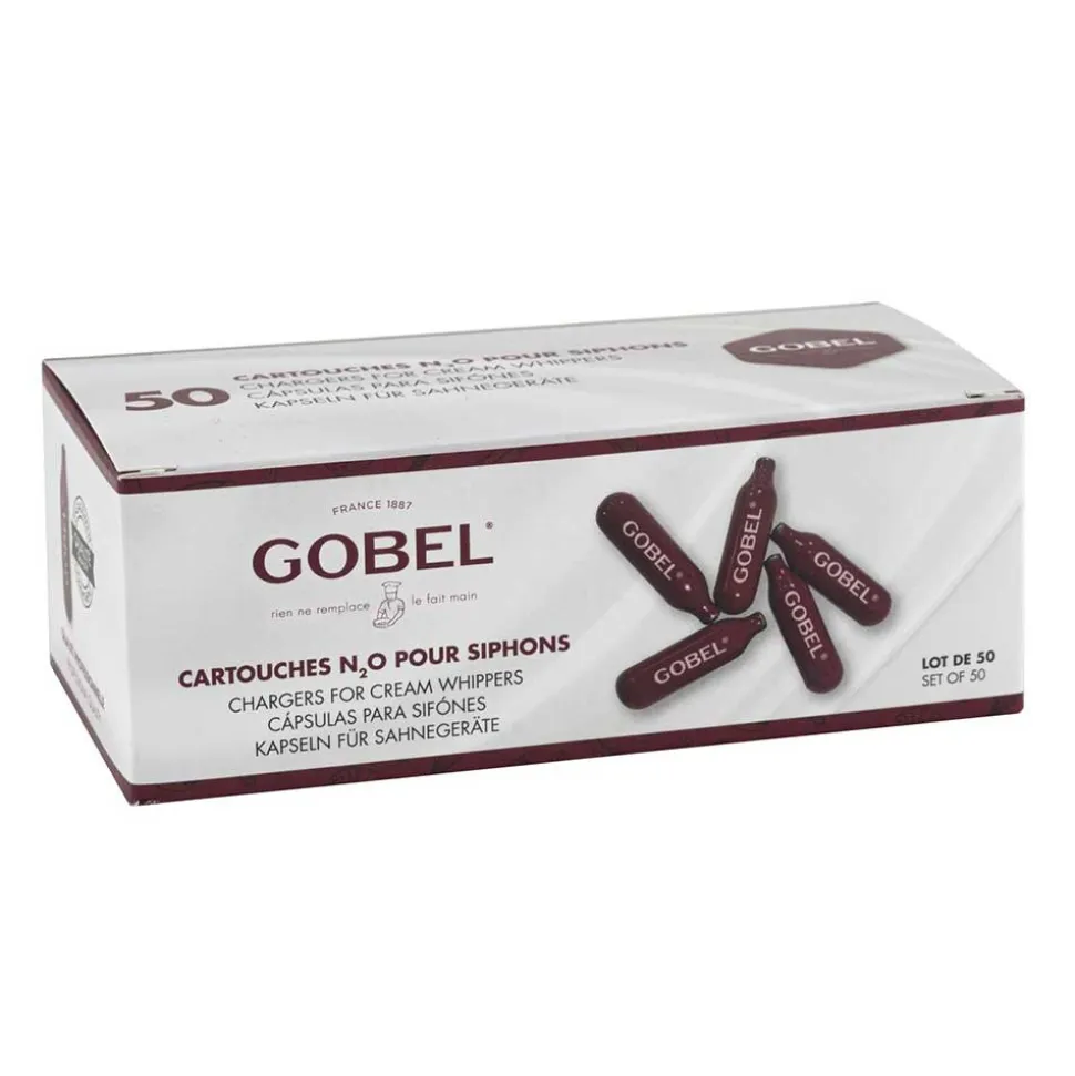 Lot de 50 cartouches pour siphon - GOBEL