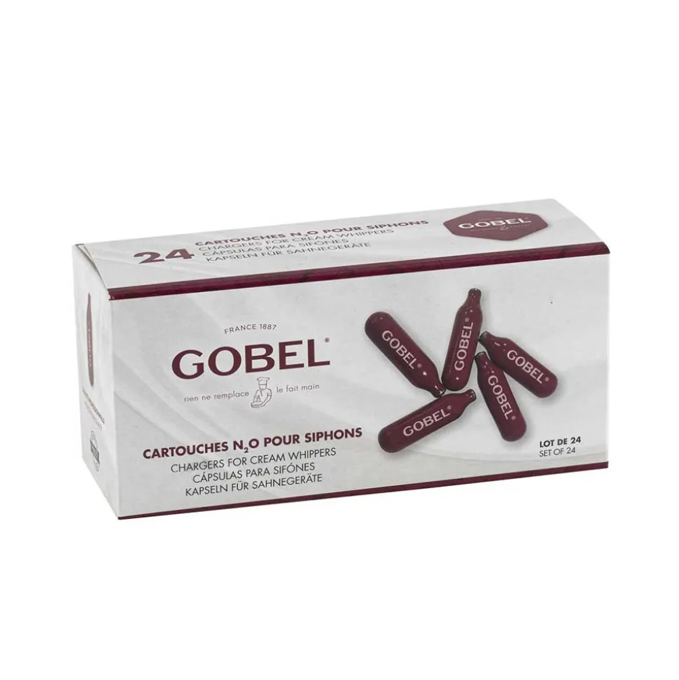 Lot de 24 cartouches pour siphon - GOBEL