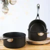 Lot de 3 Casseroles Aluminium Castel'Pro - CRISTEL