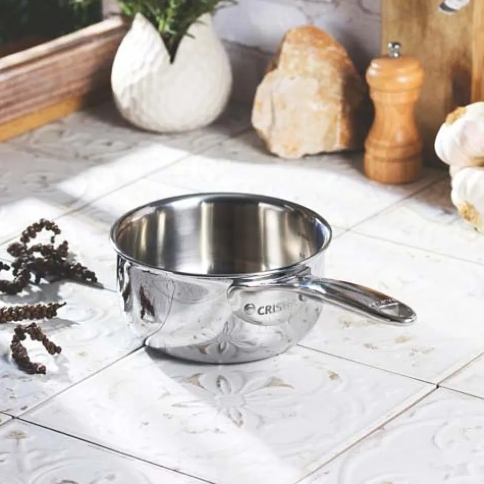 Lot de 3 Casseroles CASTEL'PRO Inox - CRISTEL