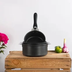 Lot de 3 Casseroles Cookway avec 1 poignée OFFERTE - CRISTEL