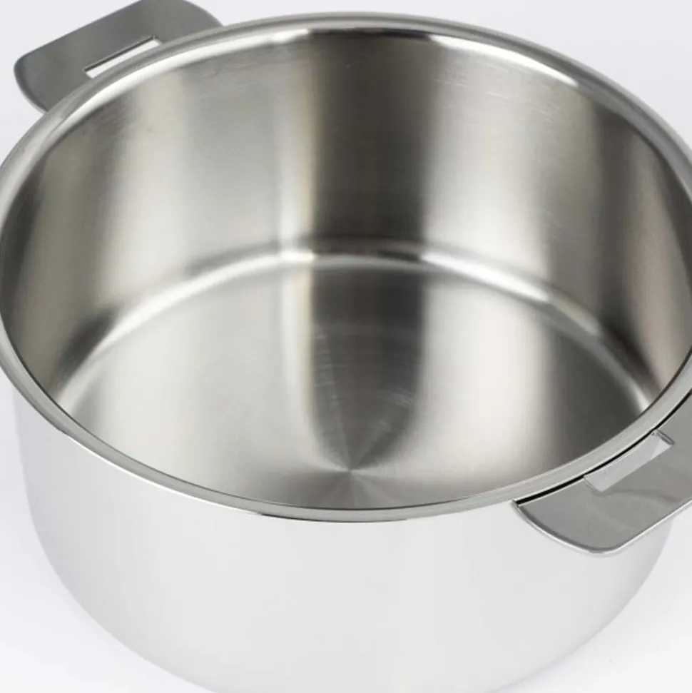 Lot de 4 Casseroles Mutine poignée amovible avec 2 poignées Mutine INCLUSES - CRISTEL