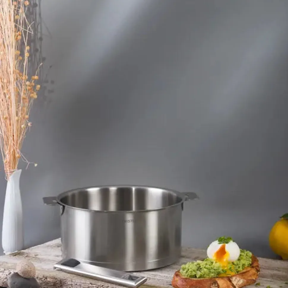 Lot de 3 Casseroles Strate poignée fixe - CRISTEL
