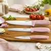 Lot de 3 couteaux de cuisine Rose - FISCHER