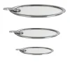 Lot de 3 Couvercles STRATE poignée amovible - CRISTEL