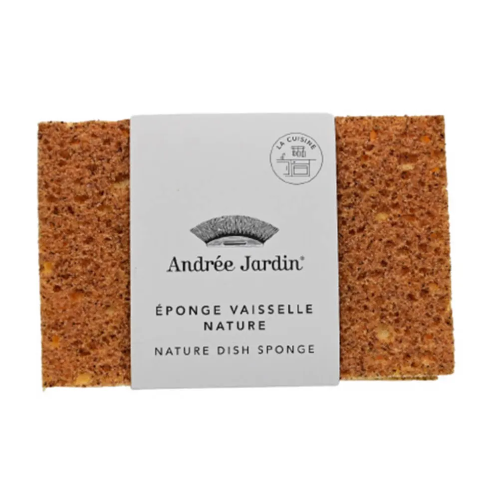 Lot de 2 Eponges vaisselle 100% naturelles - ANDREE JARDIN