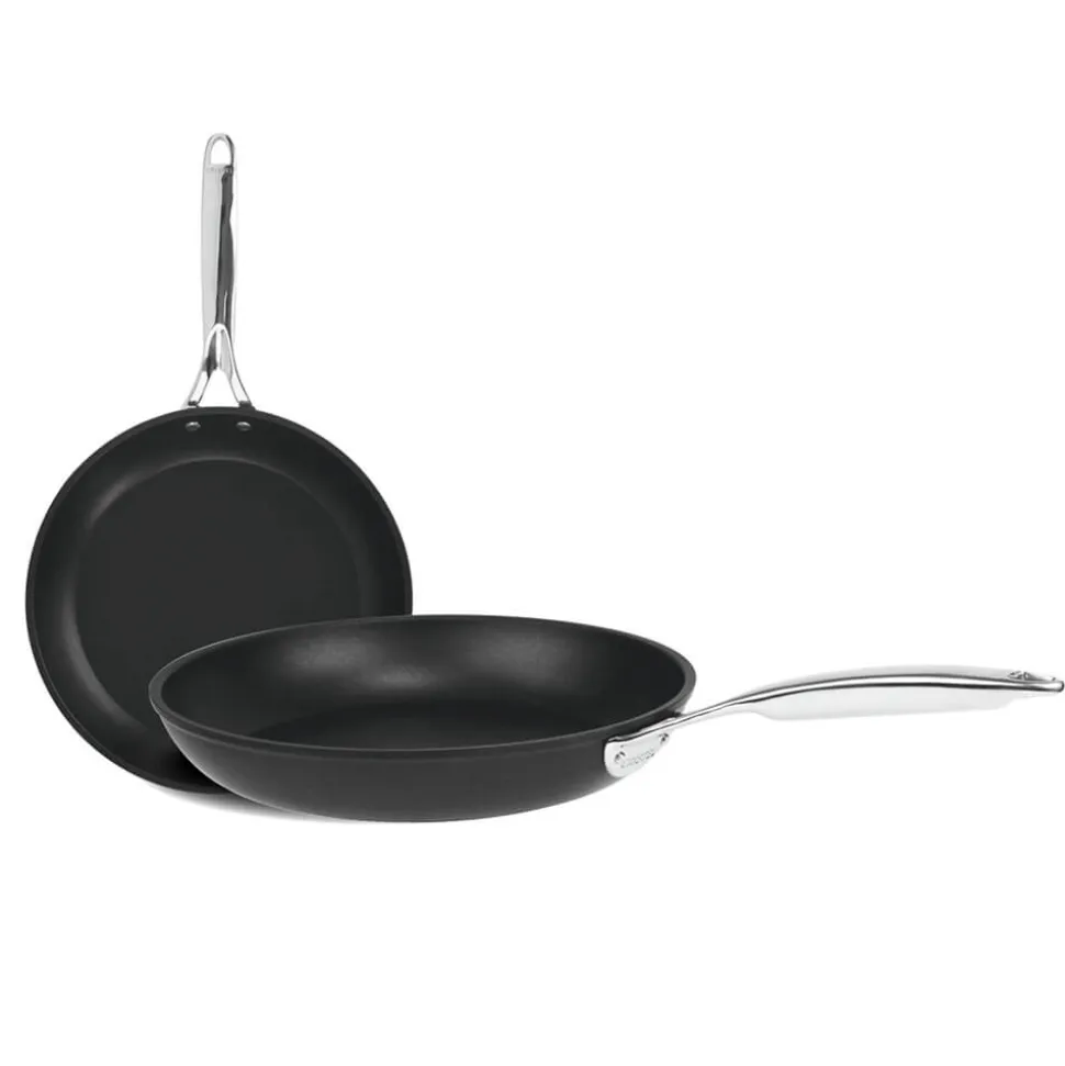 Lot de 2 Poêles aluminium CASTEL'PRO - CRISTEL