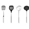 Lot de 4 ustensiles de cuisine inox et nylon - CRISTEL