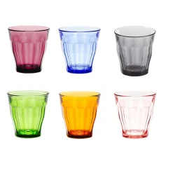 Lot de 6 verres 25 cl Colorés PICARDIE - DURALEX
