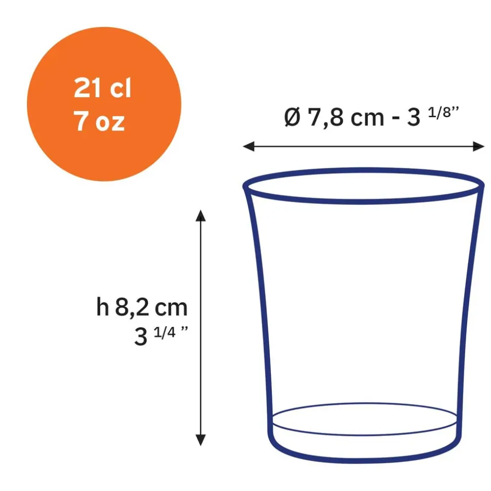 Lot de 6 verres 21 cl Saphir LYS - DURALEX