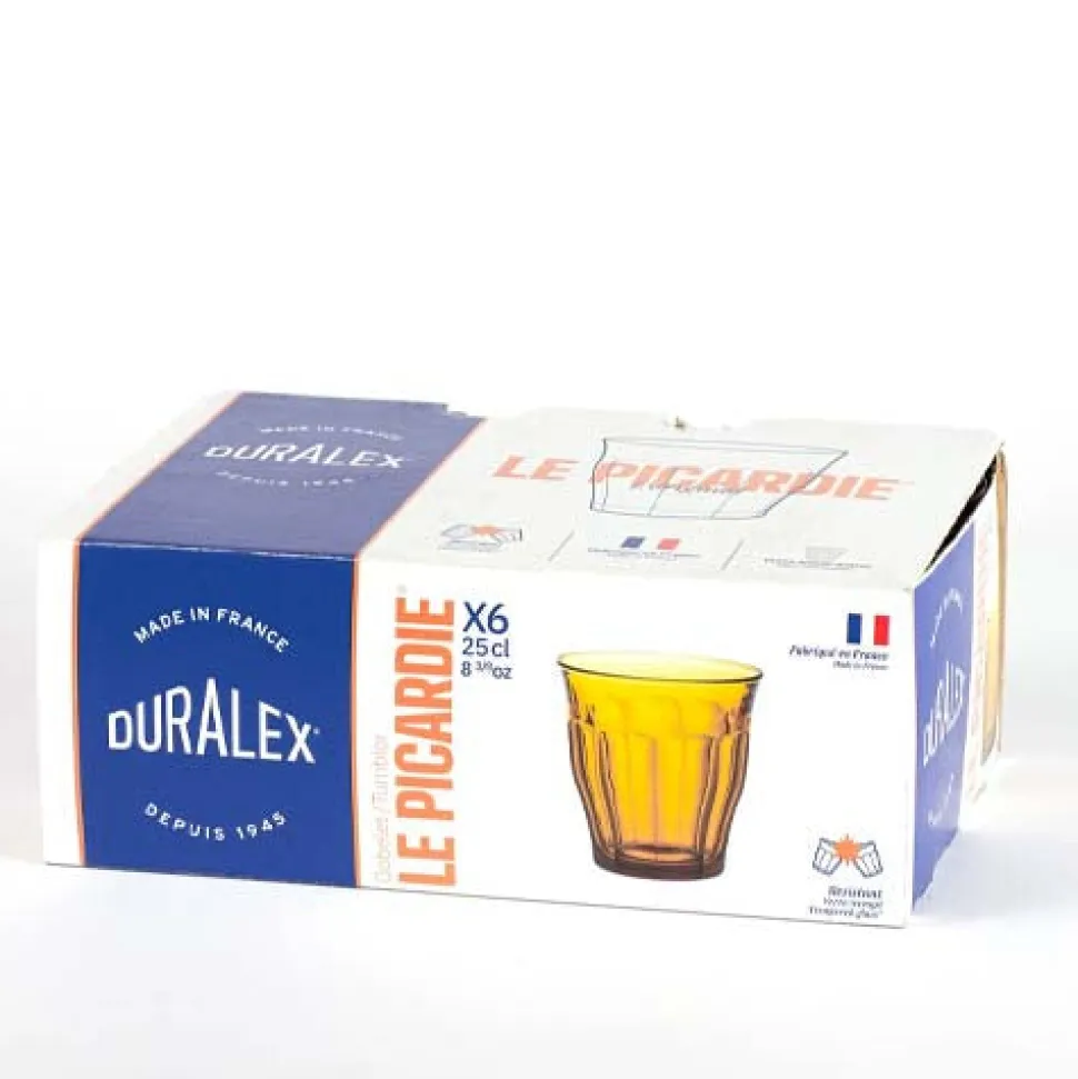 Lot de 6 verres 25 cl Vermeil - PICARDIE - DURALEX