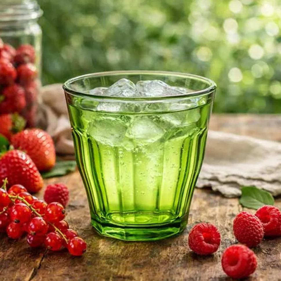 Lot de 6 verres 25 cl Vert PICARDIE - DURALEX