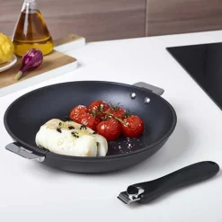 Lot 2 poêle Aluminium à poignée amovible Cookway 24 et 28 cm - CRISTEL